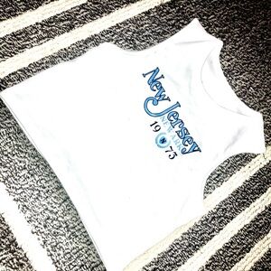 White Sleeveless Top